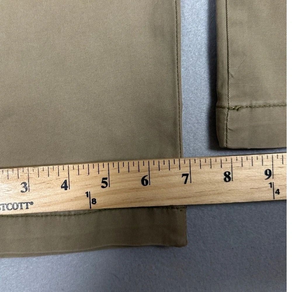 NEW Banana Republic Pants Mens 32X32 Tan Lived-In Chino Athletic Fit Tapered Leg